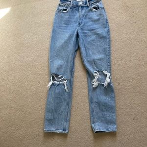 Abercrombie & Fitch The 90’s Straight Ultra High Rise - Curve Love